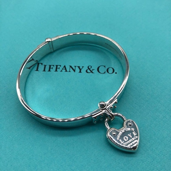 Tiffany & Co. Jewelry - Tiffany - Return to Tiffany and Heart PadlockHinged bangle bracelet